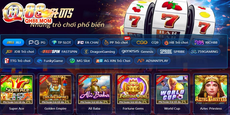 Game slot QH88 với vô vàn cơ hội kiếm tiền, nhận thưởng